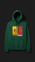 Arcade Green heavyweight graphic hoodie